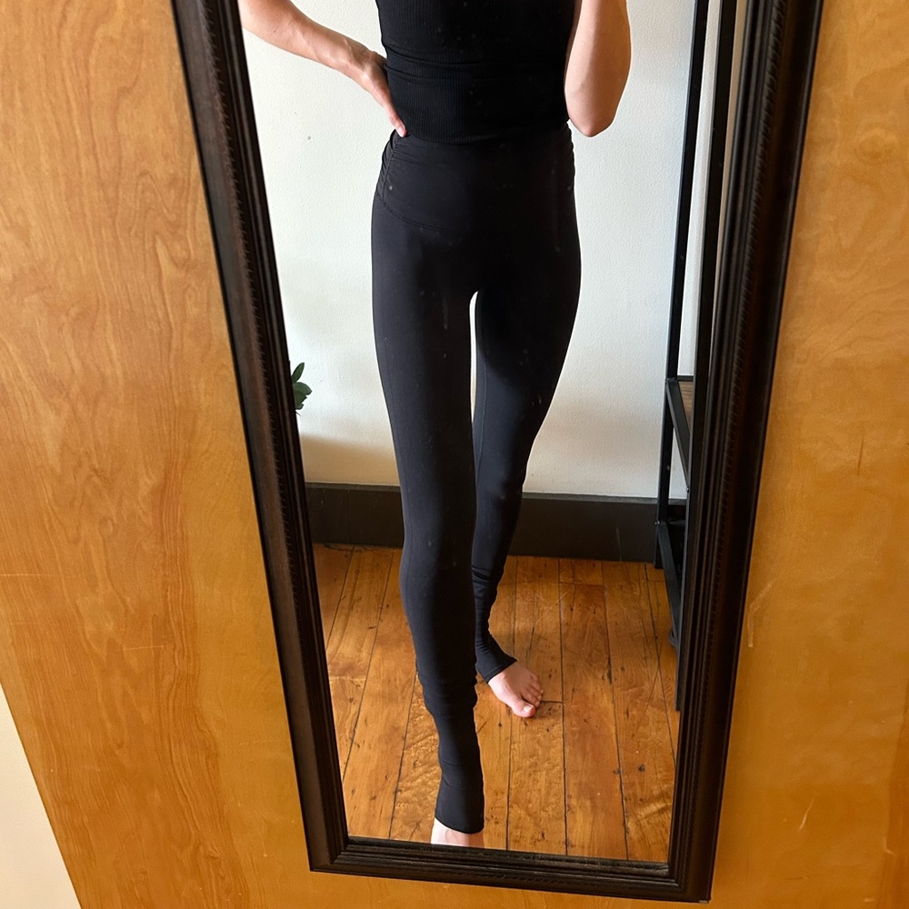 Lululemon footed yoga pants- Size 2 Black